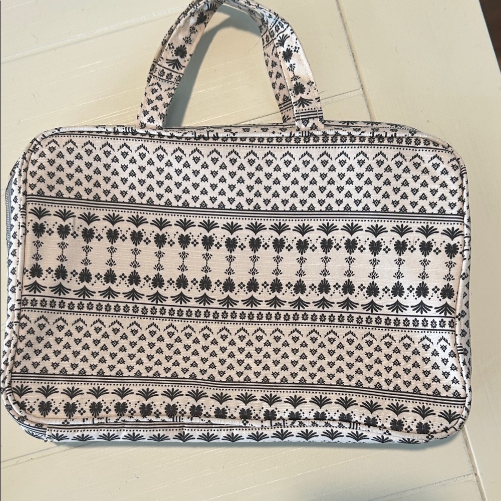 Black and White Patterned Tote Bag